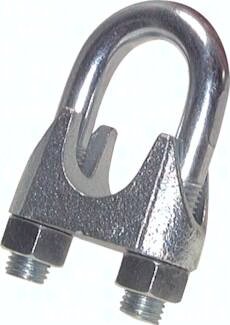 Zacisk liny stalowej, do liny 16,0mm, M 12, B=29, stal ocynkowana
