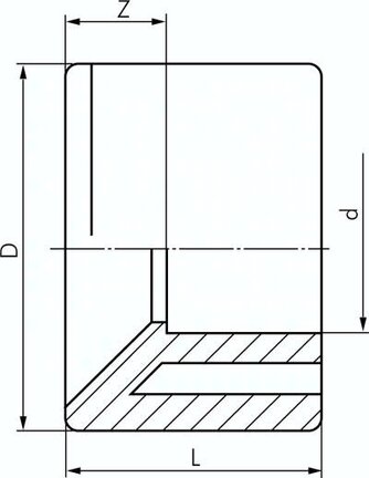 Redukcja klejona, PVCU, 25x50mm