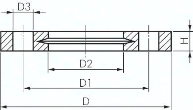 Kołnierz luźny, PN16/10, DN100, PVCU, 110mm