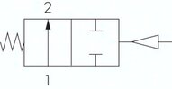 Zawór membranowy PCW (NO) / FPM, Rp 2"(GW)