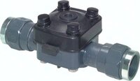 Zawór membranowy PCW (NO) / FPM, 63 mm, złączka klejona