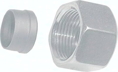 Złączka do przewodu, M22x1,5 (15 L), 14 - 15mm, stal ocynkowana