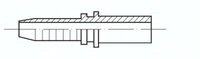 Złącze hydrauliczne do węży, RSS (90°), 20 S