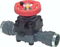 Zawór membranowy PCW(ręczny) / EPDM, Rp 3/4"(GW)