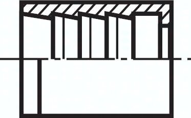 Złącze hydrauliczne do węży, tuleja 1 SN i 2 SC , 57,0x70,0