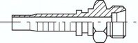 Złącze hydrauliczne do węży, CEF (proste), M30x1,5 (21,25)