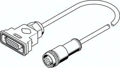 Kabel silnika KMTR-DC-SUB-15-M12-5 (538918) - Festo