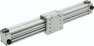 Siłownik beztłoczyskowy D25x500, z prowadzeniem, krótki wózek - Air-com