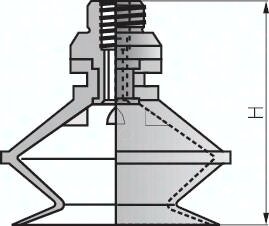 Ssawka mieszkowa, 1,5-krotna, seria P, 42x9mm, Silikon (przezroczysty)