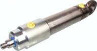 Silownik hydrauliczny, Ø 130/80, skok 500, z gwintem/glowica przegubowa