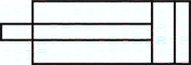 Silownik hydrauliczny, Ø 130/70, skok 500, z gwintem/kolnierzem
