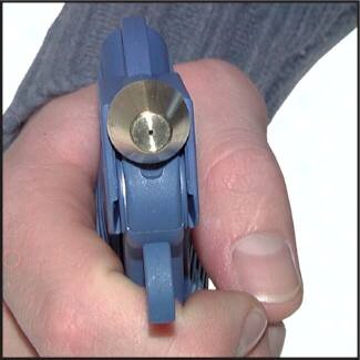 Pistolet do przedmuchu z tworzywa sztucznego z przylaczem weza 6 mm