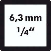 Gedore Uchwyt slizgowy (DIN 3122, ISO 3315), 1/4" (6,3mm)