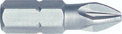 Bit, 1/4" (6,3mm), PZ3, Stal szlachetna