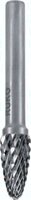 Frez ze stopu twardego 8mm, Ksztalt RBF - ksztalt F - luk pólkolisty