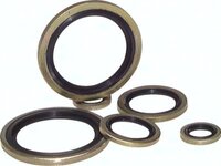 Pierscień uszczelniający hydrauliki z wkładką FKM, do gwintu G 1/8