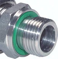 Złączka prosta hydrauliczna 15 L G3/8 stal nierdzewna