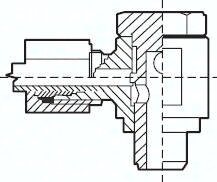 Złączka hydrauliczna kątowa 6 S M12x1,5