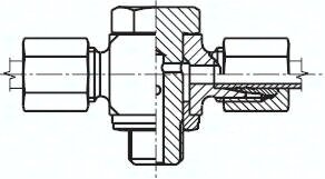 Przyłączka trójnikowa hydrauliczna gw.zew 20 S G3/4