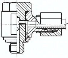 Złączka hydrauliczna kątowa 38 S G1 1/2