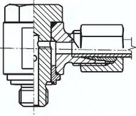 Złączka hydrauliczna kątowa 6 S M12x1,5