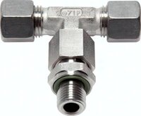 Trójnik hydrauliczny gw. zew. 20 S G3/4 stal nierdzewna (NC)
