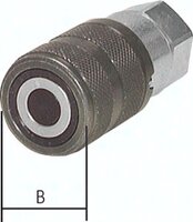 Szybkozłączka hydrauliczna Flat Face, wlk. 3, G3/4" GW