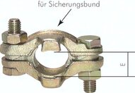 Złącze kłowe z zabezp, do przewodu 19mm (¾"), rozstaw 42