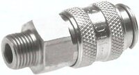 Szybkozłączka NW5 G3/8" GZ, z odcięciem, stal nierdzewna