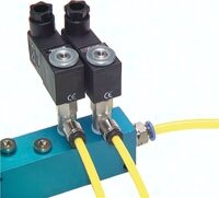 2/2-drogowy zawór elektromagnetyczny G 1/8" (gwint wew.) -> G 1/8" (gwint zew.)