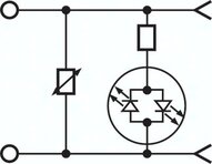 Wtyczka LED wielkość 0 (Norma przemysłowa C), 24 V AC/DC