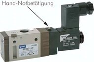 3/2-drogowy zawór elektromagnetyczny G 1/8" otwarty (NO), 12 V=