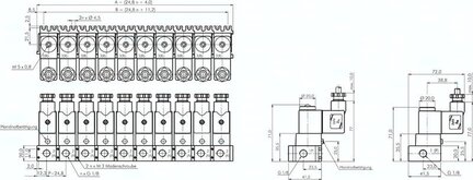 Elektrozawór 3/2 G 1/8 (NC) (odpowietrzenie M5), 24 V DC