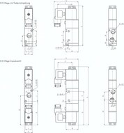 Elektrozawór 3/2 G 1/4 (NC), 12 V DC