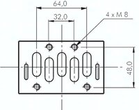 Elektrozawór ISO 3 5/2, bistabilny, 24 V DC