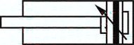 Siłownik ISO15552, D63x100, jednostronne tłoczysko - Airtec