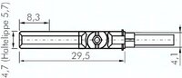 Trójnik z wylacznikiem cylindrowym, 3-Leiter-Reed-Sensor