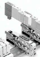 Elektrozawór 5/3 w poł. środkowym zasilony SV1500R-5FUD, SMC