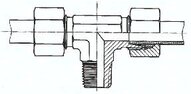 Trójnik hydrauliczny gw. zew. 14 S M20x1,5