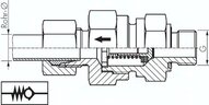 Zawór zwrotny hydrauliczny 18 L G1/2