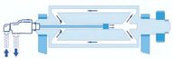 Uniwersalne złącze obrotowe, DEUBLIN, G 2"-G 1 1/4"--rura G 2"-48mm