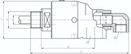 Uniwersalne złącze obrotowe, DEUBLIN, G 2"-G 1 1/4"--rura G 2"-48mm