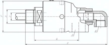 Uniwersalne złącze obrotowe, DEUBLIN, G3/8-G1/4--rura G3/8-9mm