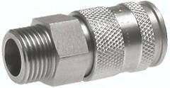 Szybkozłączka NW10 G3/4" GZ, z odcięciem, stal nierdzewna