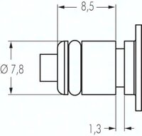 Szybkozłączka grodziowa Link-Tech (MC), do przewodu 3,2, NW3,2, PP