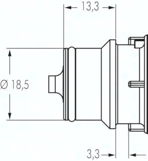 Szybkozłączka do przewodu 9, Link-Tech (HF) NW9,5, Polisulfon