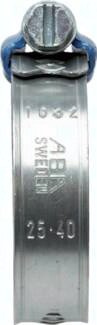Opaska ślimakowa, 12mm, 25 - 40mm, stal ocynkowana