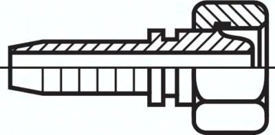 Złącze hydrauliczne do węży, DKL (proste), M16x1,5 (10 L)
