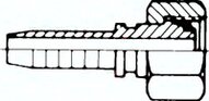 Złącze hydrauliczne do węży, DKO-S (proste), M18x1,5 (10 S)