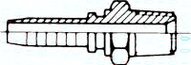 Przylacze wciskane AGN (prosta), NPTF 1/4"